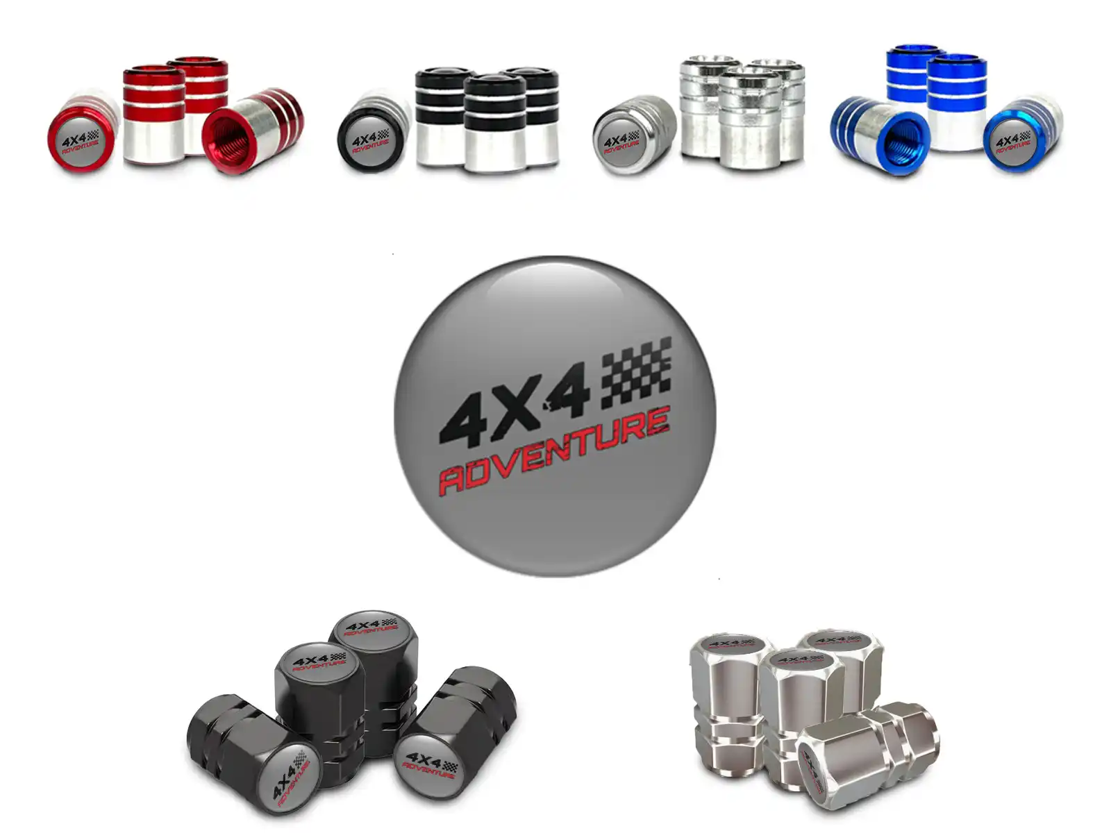 Tire Valve Covers for Truck Glossy
